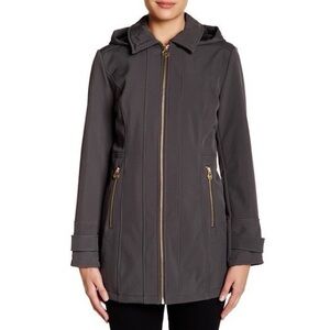 MICHAEL Michael Kors Missy Hooded Rain Coat